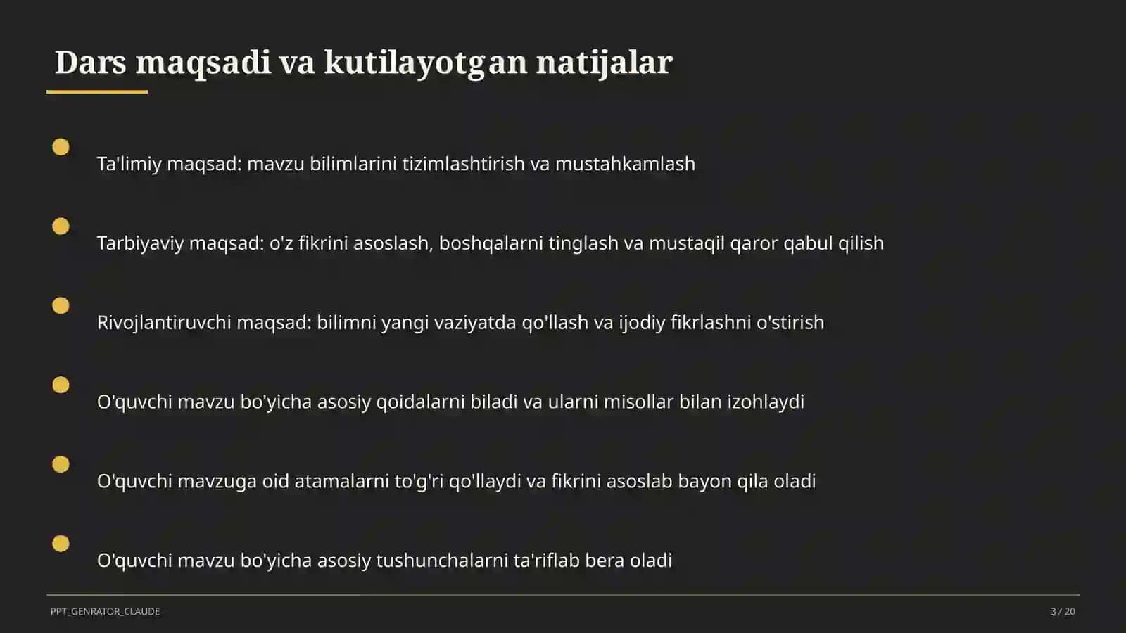 Sog'lom turmush tarzi hayot garovi (7-sinf) 3