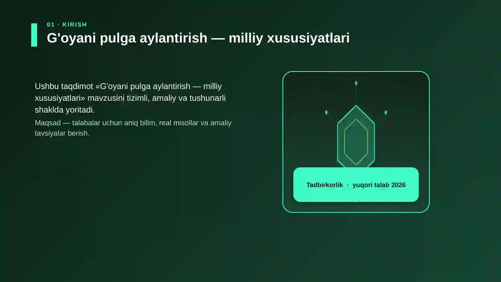 G'oyani pulga aylantirish — milliy xususiyatlari 3
