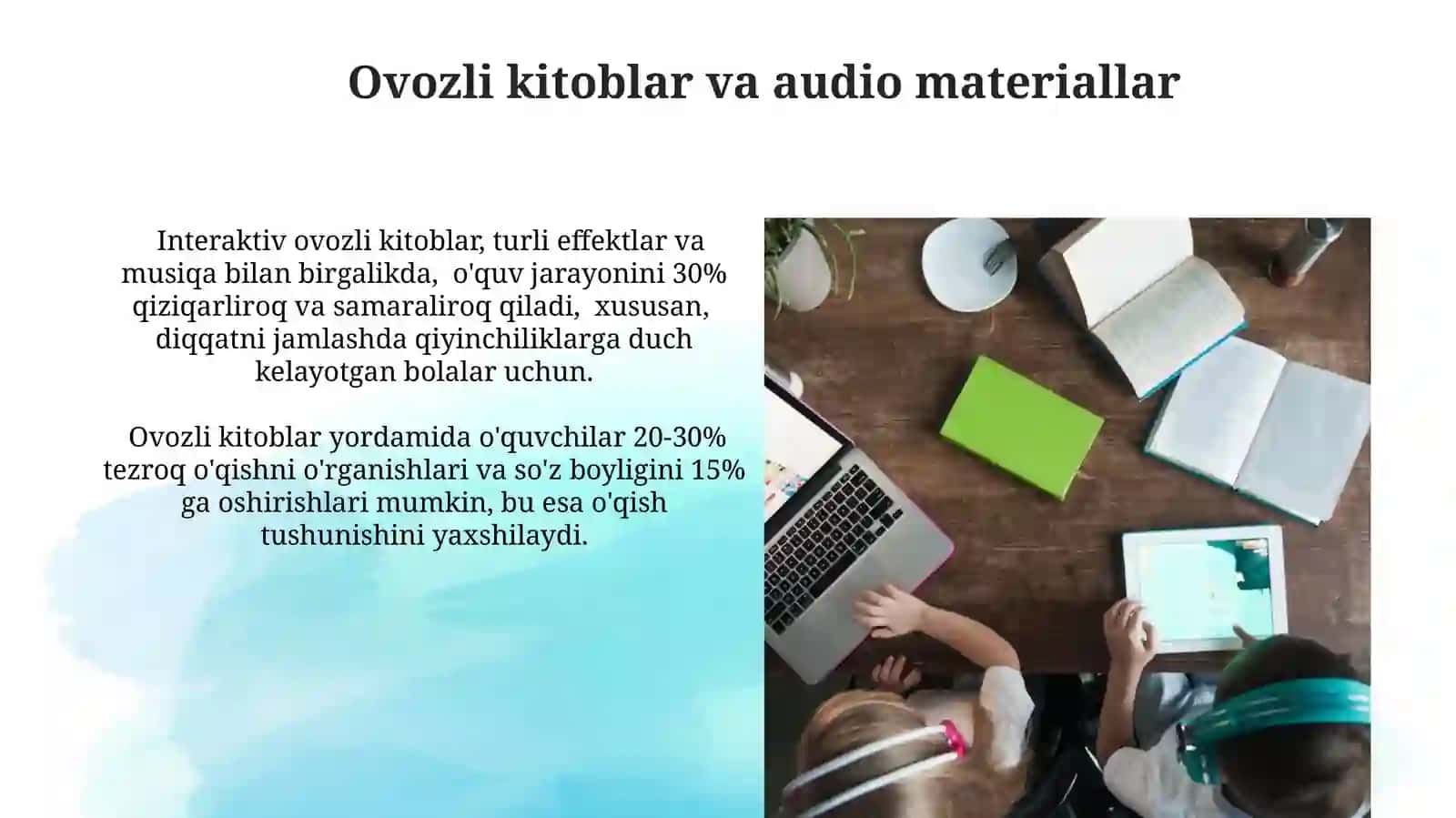 Ovozli kitoblar va audio materiallar 3