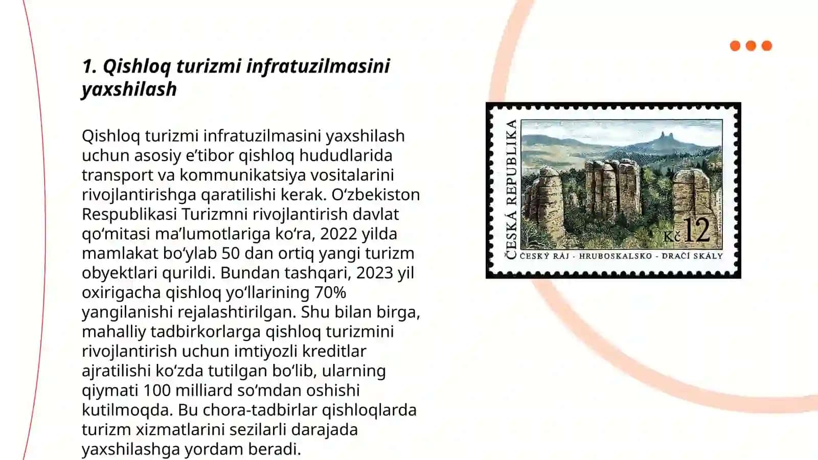Qishloq turizmi infratuzilmasini yaxshilash 3