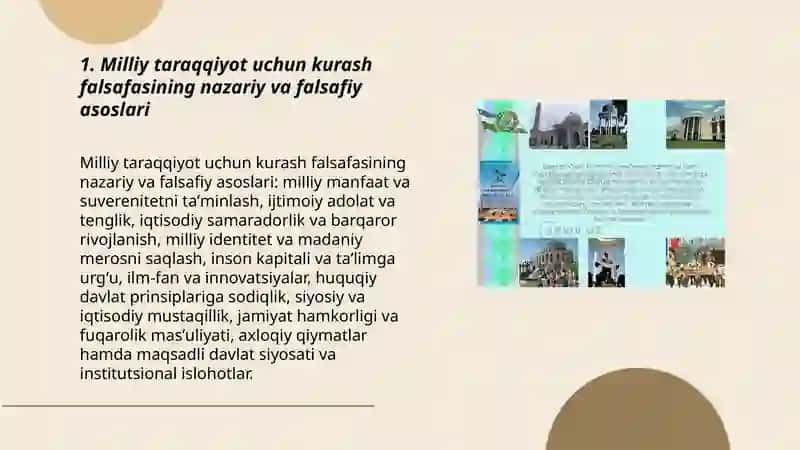 Milliy taraqqiyot uchun kurash falsafasi 3