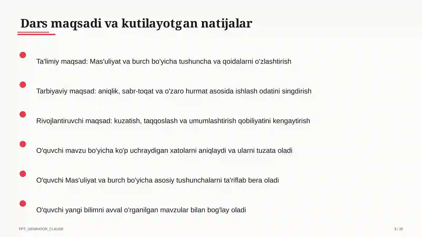 Tarbiya fani (1–11) — o'qituvchilar uchun 3