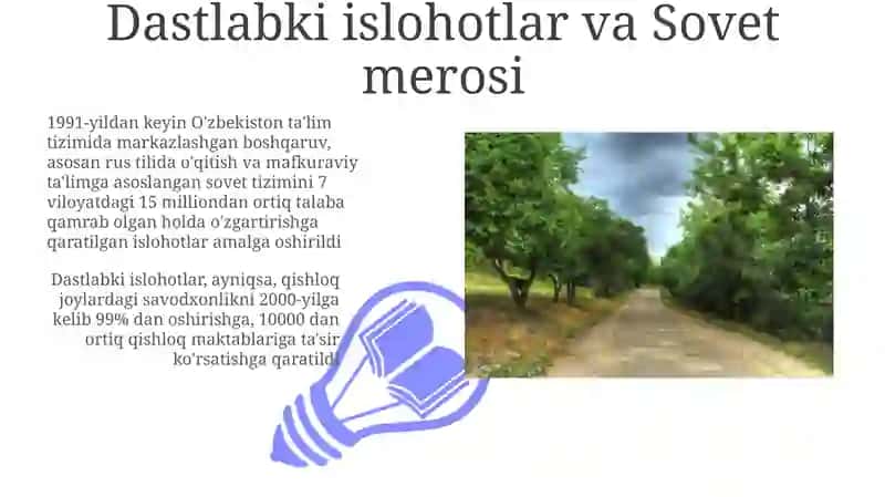 Dastlabki islohotlar va Sovet merosi 3