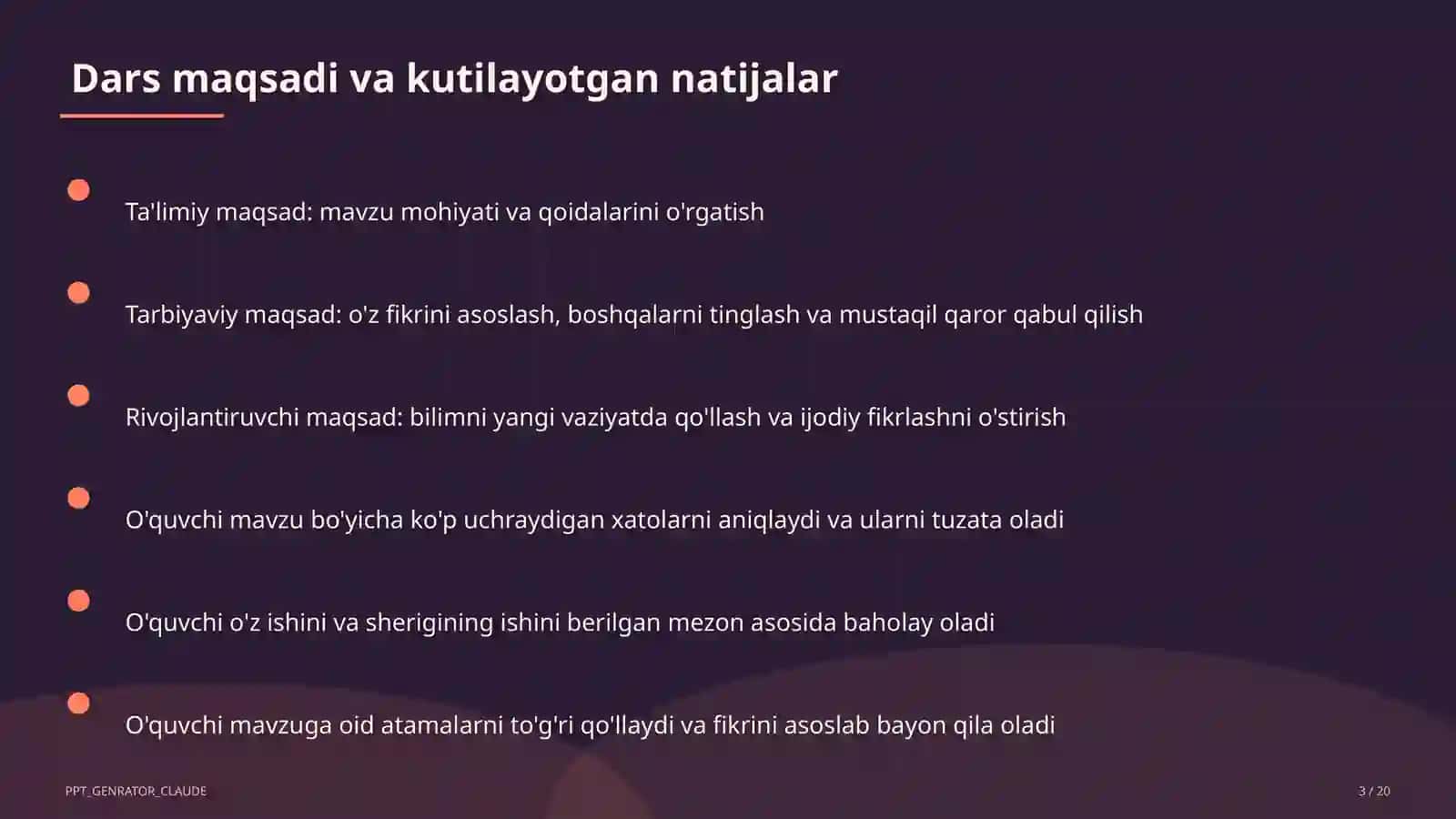 O'simlik organlari: ildiz, poya, barg (5-sinf) Biologiya (5–11) — o'qituvchilar uchun 3