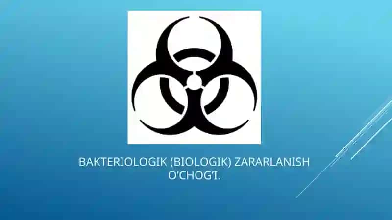 BАKTERIОLОGIK (BIОLОGIK) VOSITALAR BILAN ZАRАRLАNGAN О’CHОQDА EPIDЕMIYAGА QАRSHI CHORA TАDBIRLАR 3