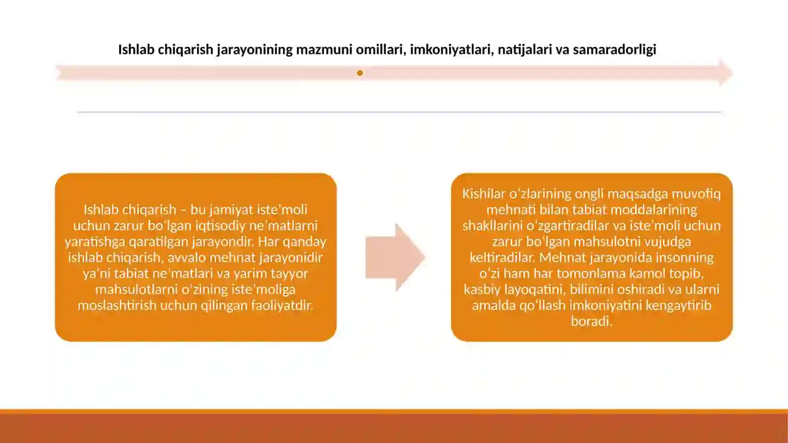 Ishlabchiqarish jarayoni, iqtisodiy tizimlar 3