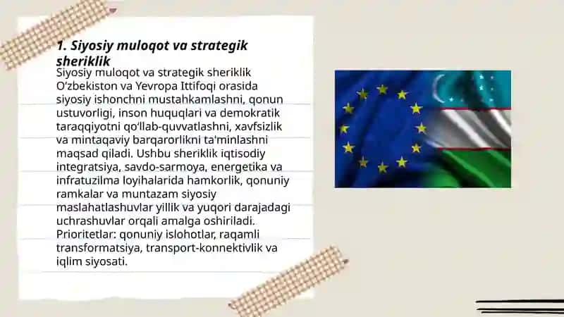 Oʻzbekiston va Yevropa Ittifoqi: hamkorlik istiqbollari 3