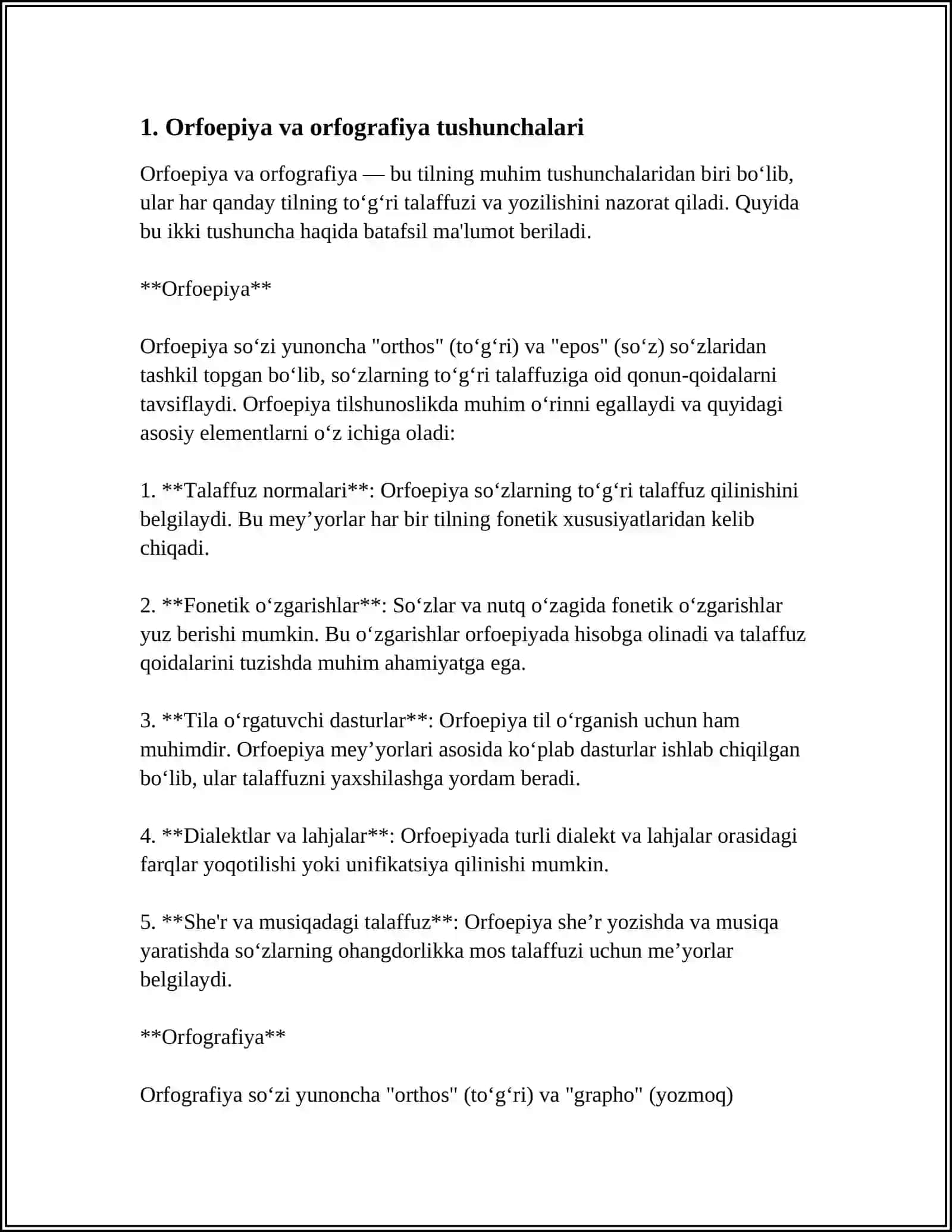 Orfoepiya va orfografiya 3