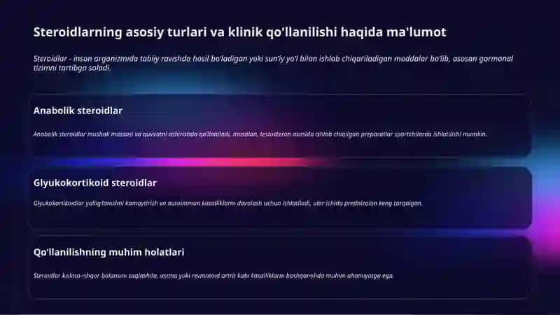 Topik steroidlarning klinik farmakologiyasi 3