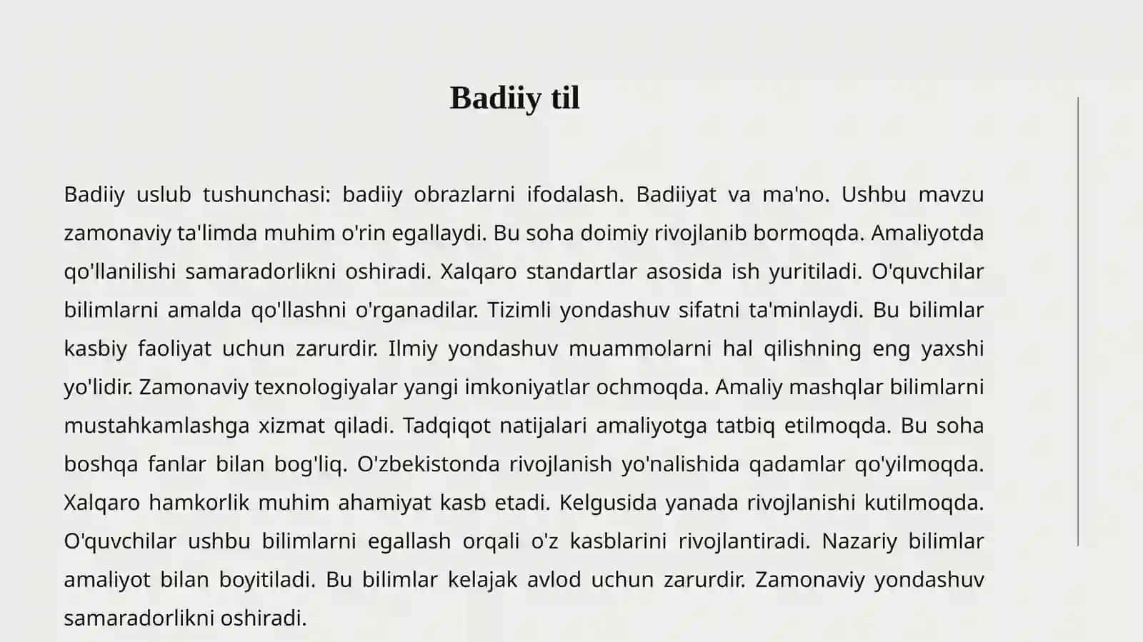 Badiiy uslub 3