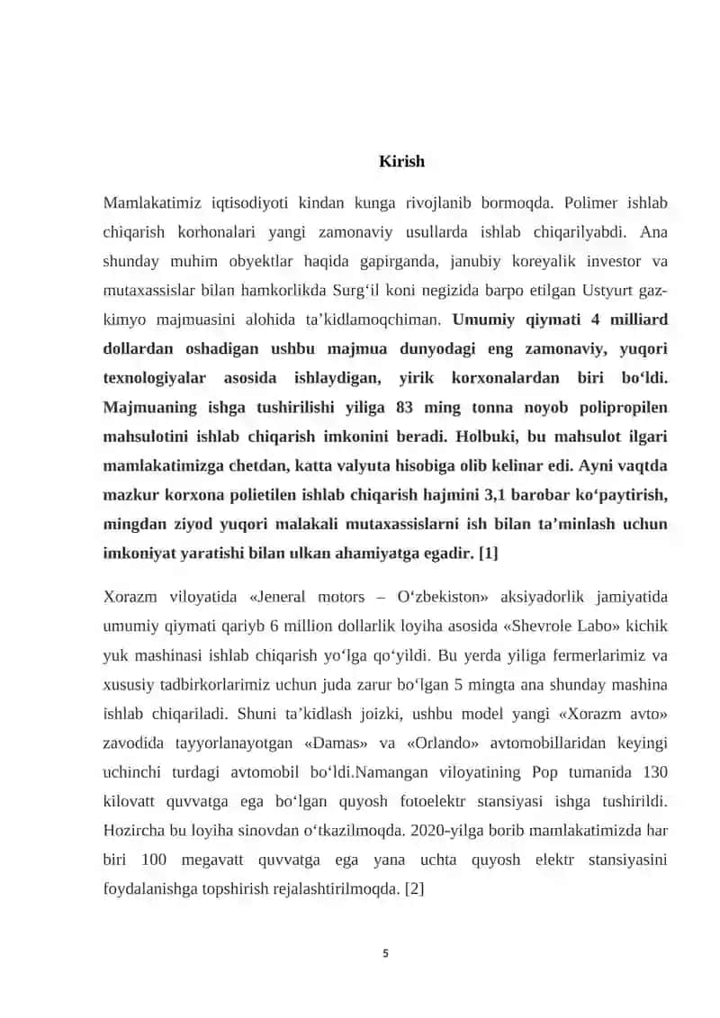 Maxsulot olishning texnologik jarayonini nazariy kimyoviy, fizikaviy-kimyoviy, texnologik asoslari 3