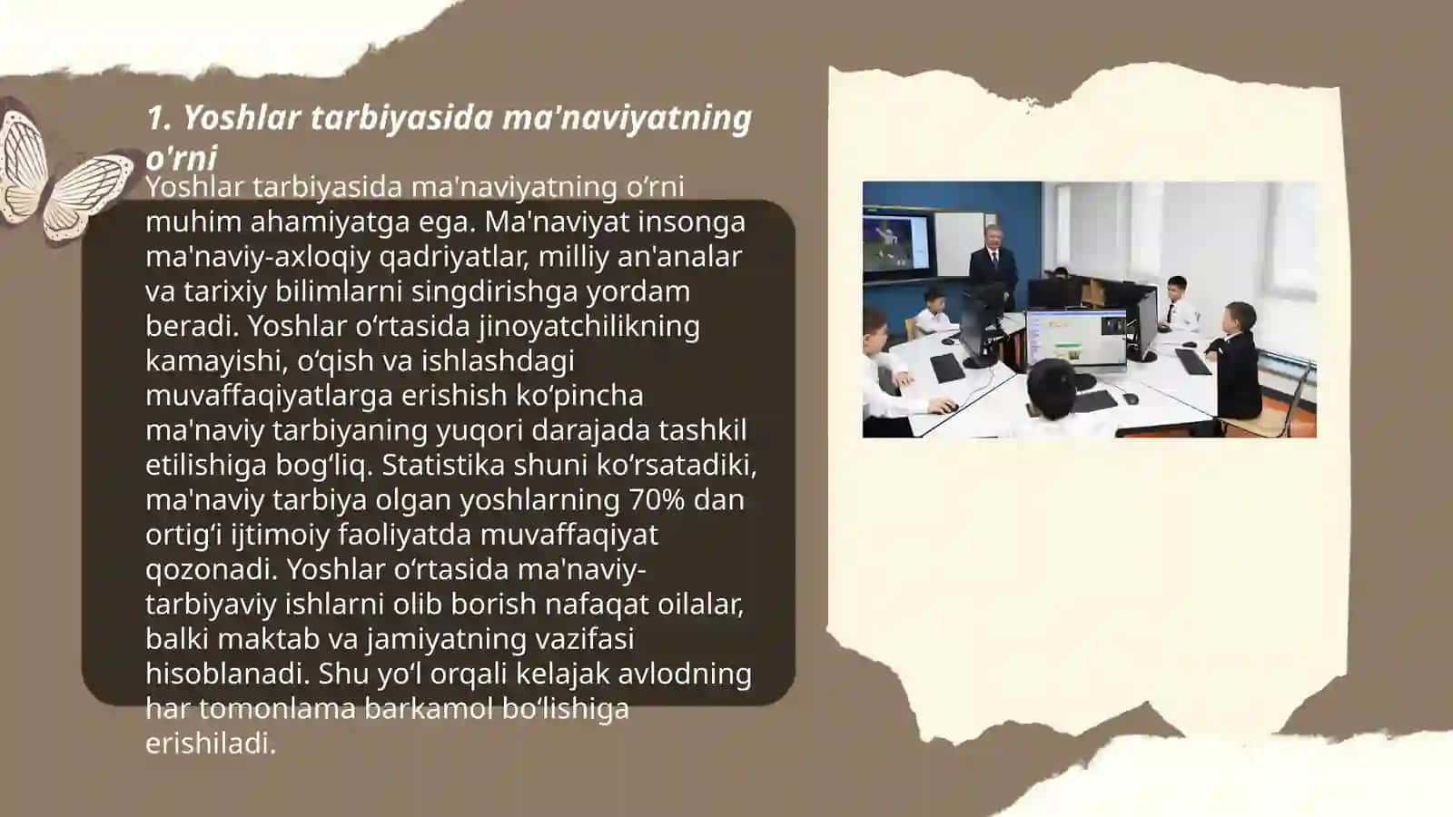 Ma'naviy taraqqiyotni taʼminlashda yoshlarni maʼnaviy-axloqiy fazilatlarini rivojlantirish masalalari 3