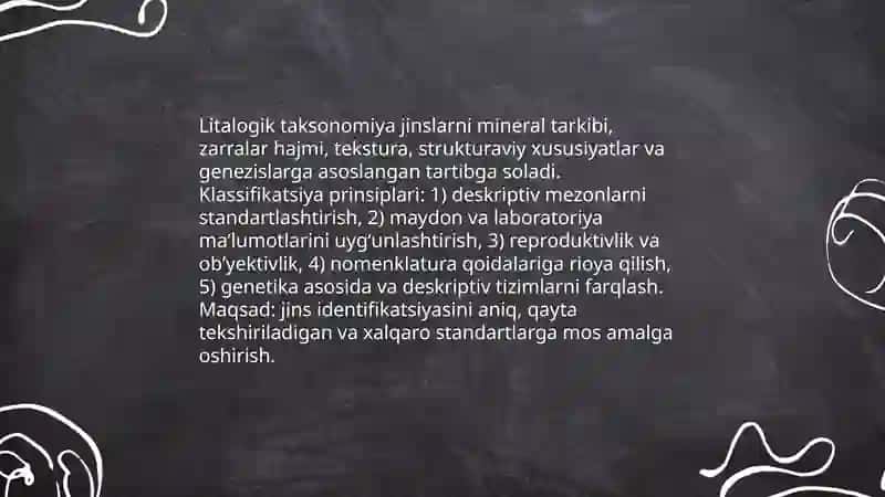 Litalogik togʻ jinslari aniqlash 3