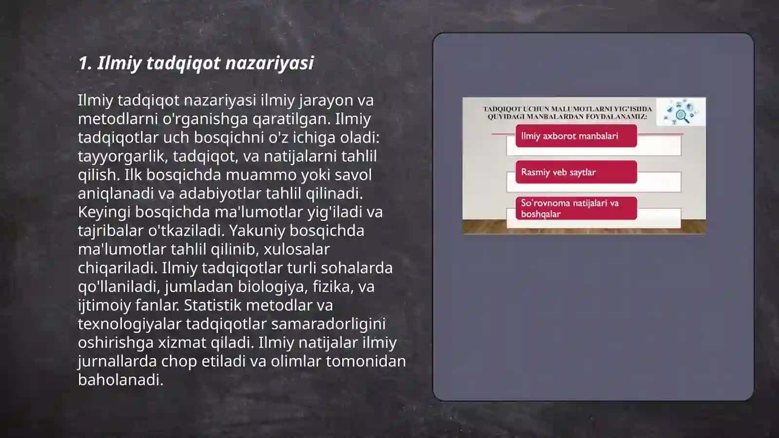 Ilmiy tadqiqot tushunchasi 3