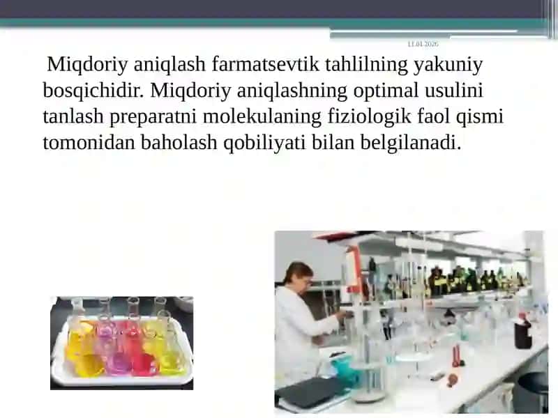 Kimyoda miqdoriy tushunchalarni shakllantirish 3