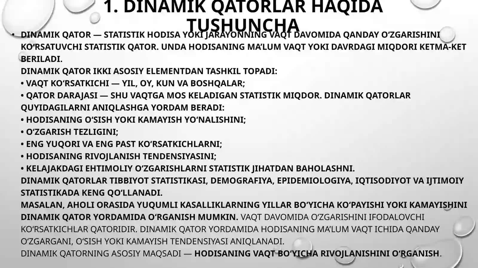 dinamik qatorlar,grafik 3