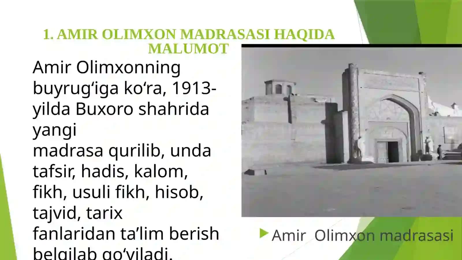 Amir Olimxonmadrasasi 3