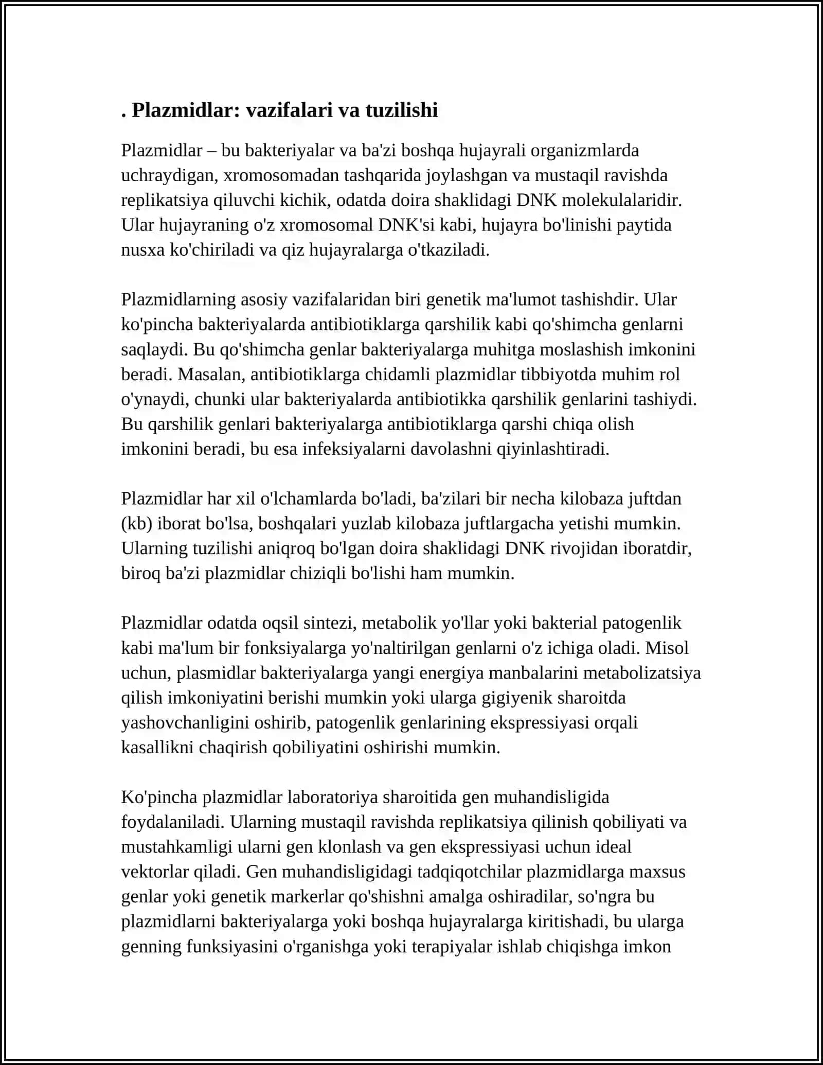 PLAZMIDA VA FAG VEKTORLARI TÒĜRISIDA TUSHUNCHALAR MAVZUSIDAN PREZENTATSIYA TAYYORLASH 3
