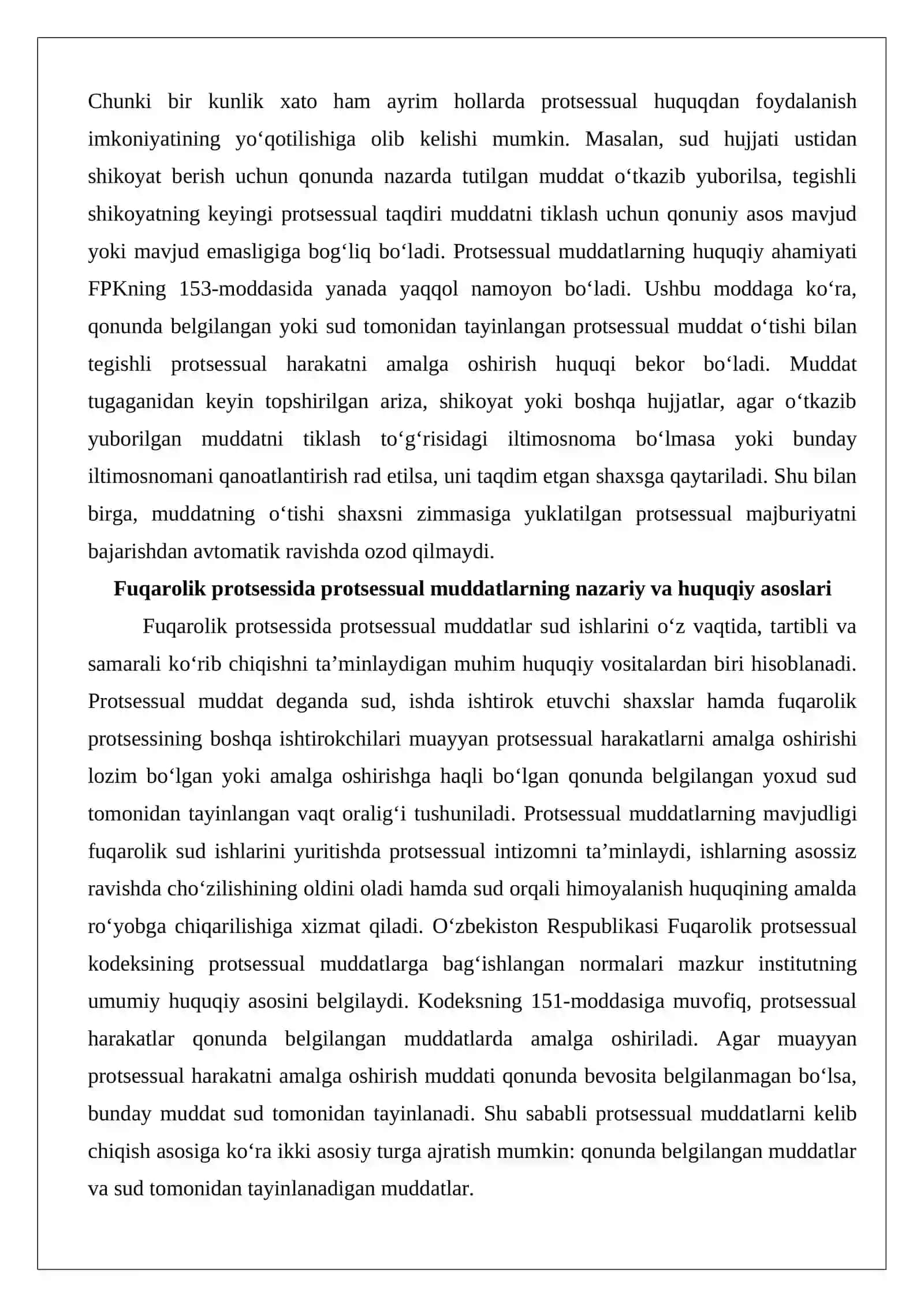 Fuqarolik protsessida protsessual muddatlar 3