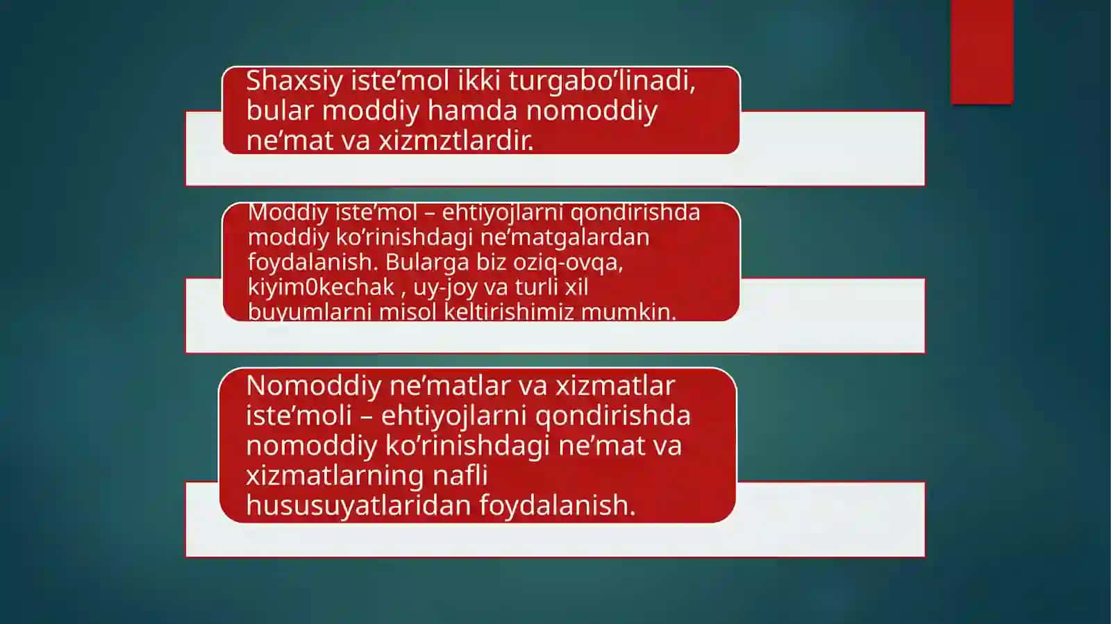 Istemol jamgarma va invistitsiyalar. 3