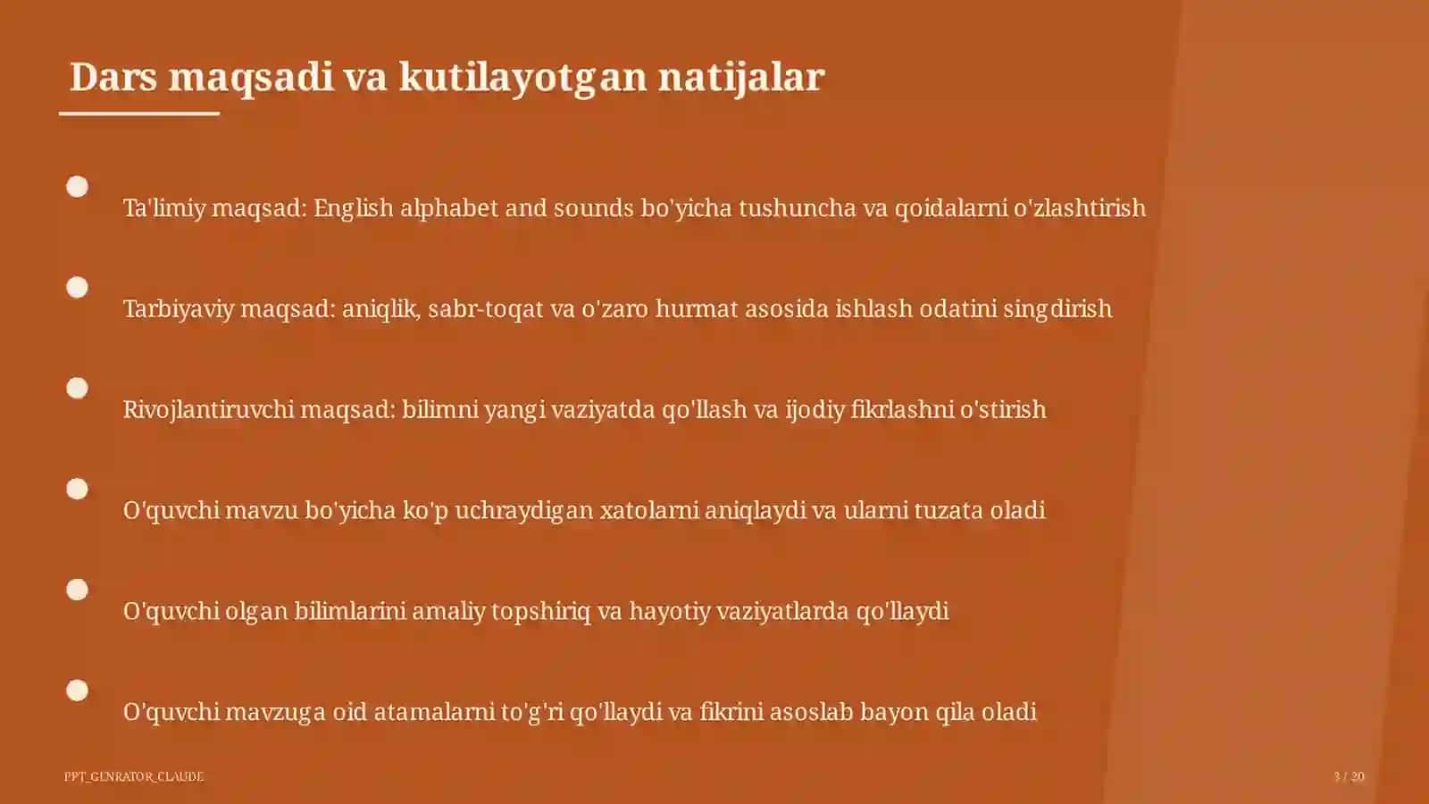 Ingliz tili (1–11) — metodik birlashma uchun 3