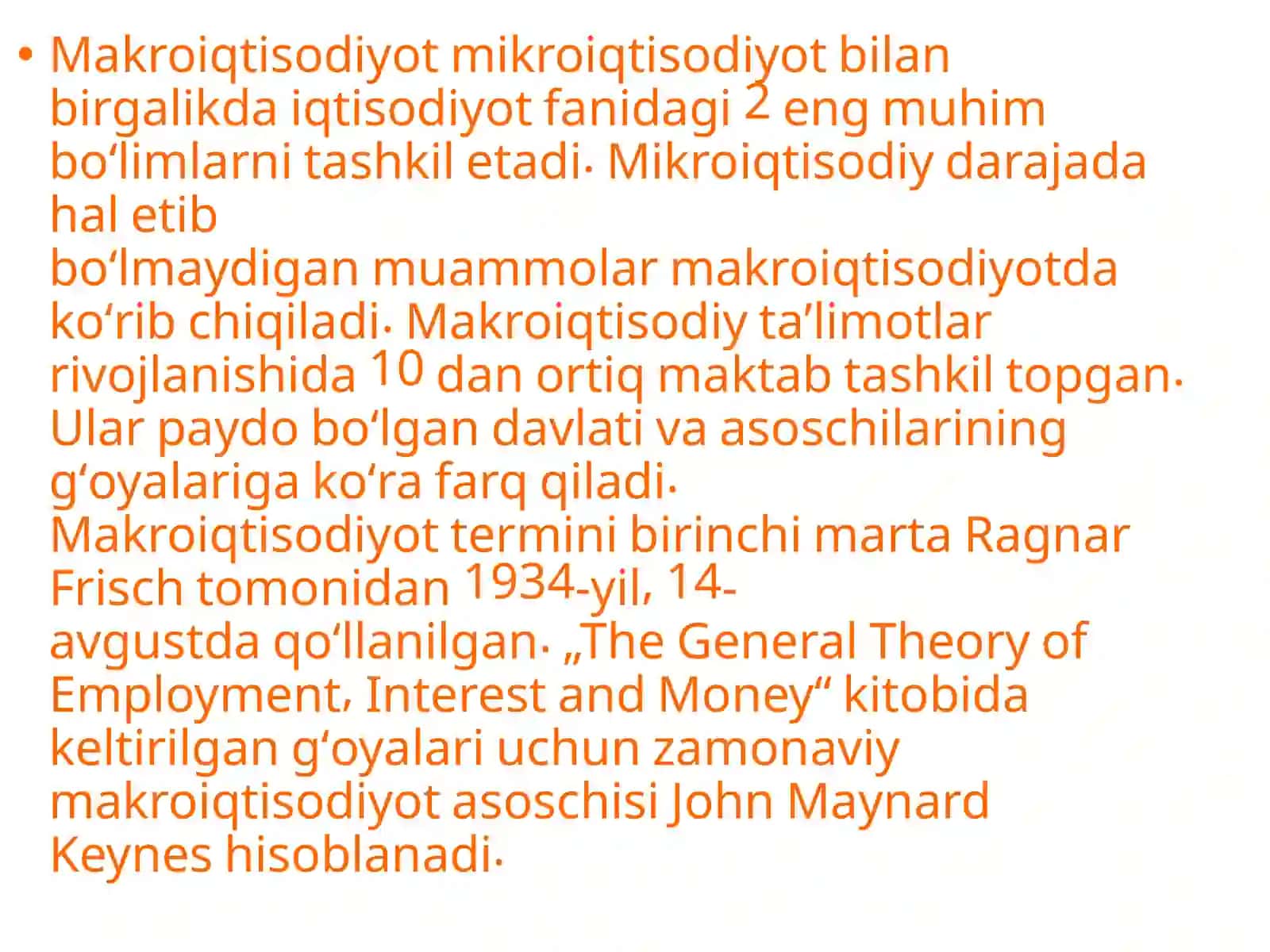 Makroiqtisodiyot va Mikroiqtisodiyot 3