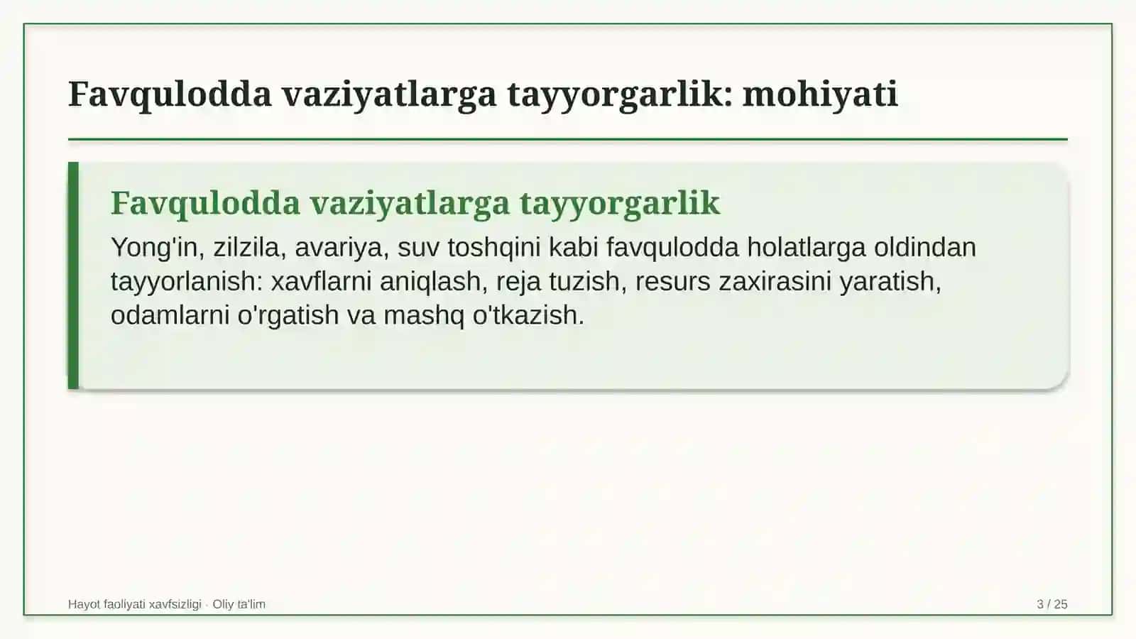 butik mehmonxonalarda favqulodda vaziyatlarga tayyorgarlik 6154 3