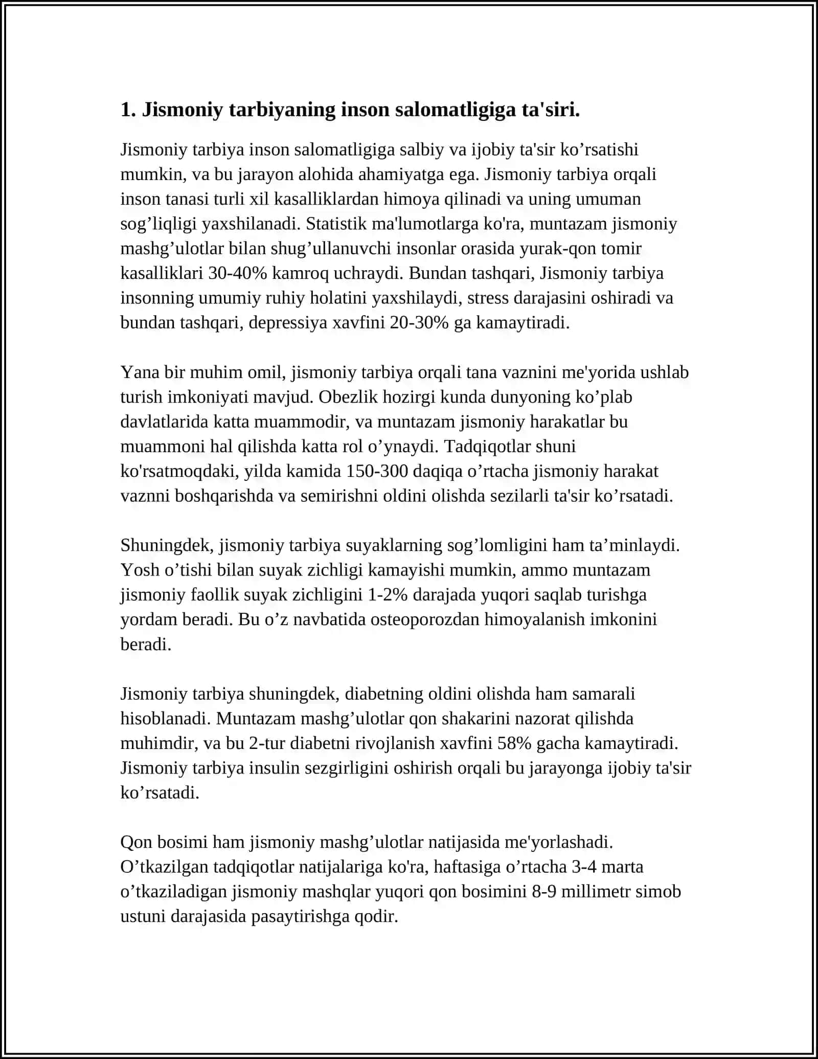 JISMONIY TARBIYANING INSON SALOMATLIGIDA TUTGAN O‘RNI VA AHAMIYATI 3