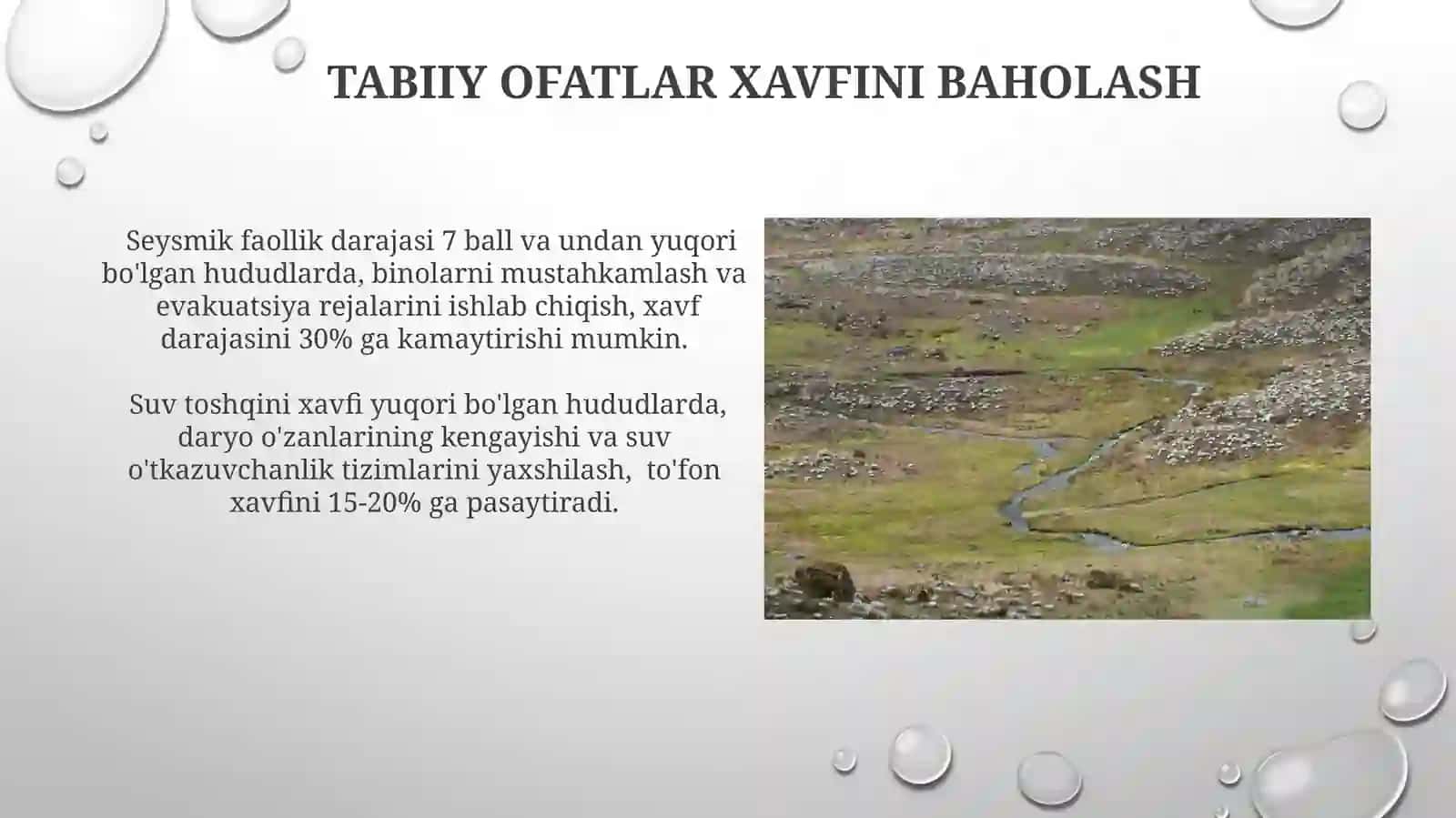 Lanshaftlarni baholash 3