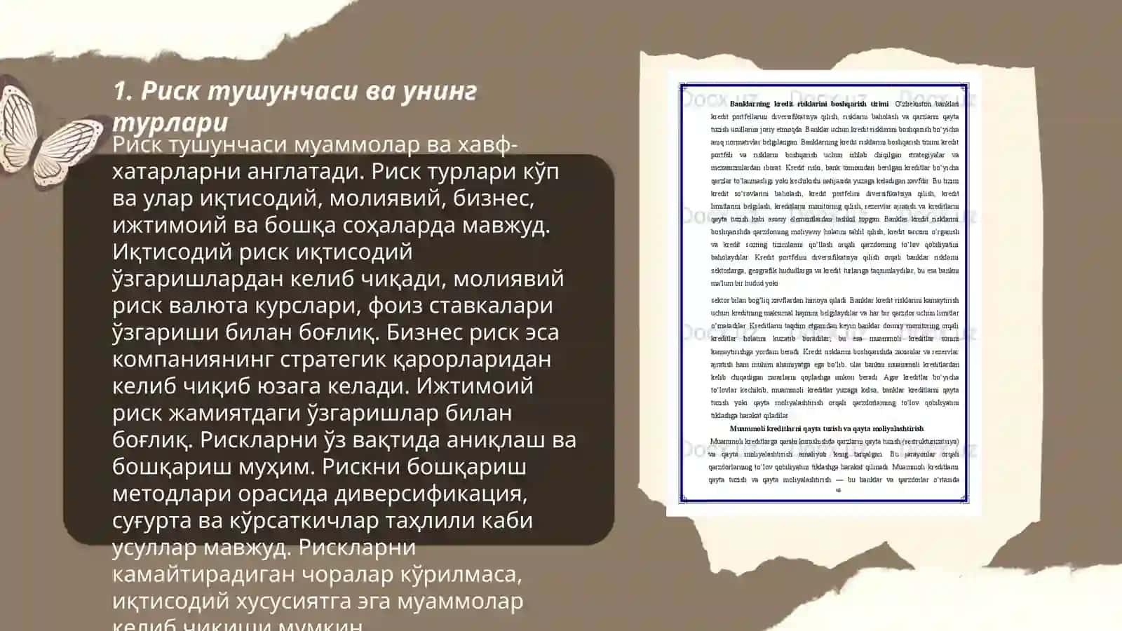 Лойиха рискларини бошкариш 3