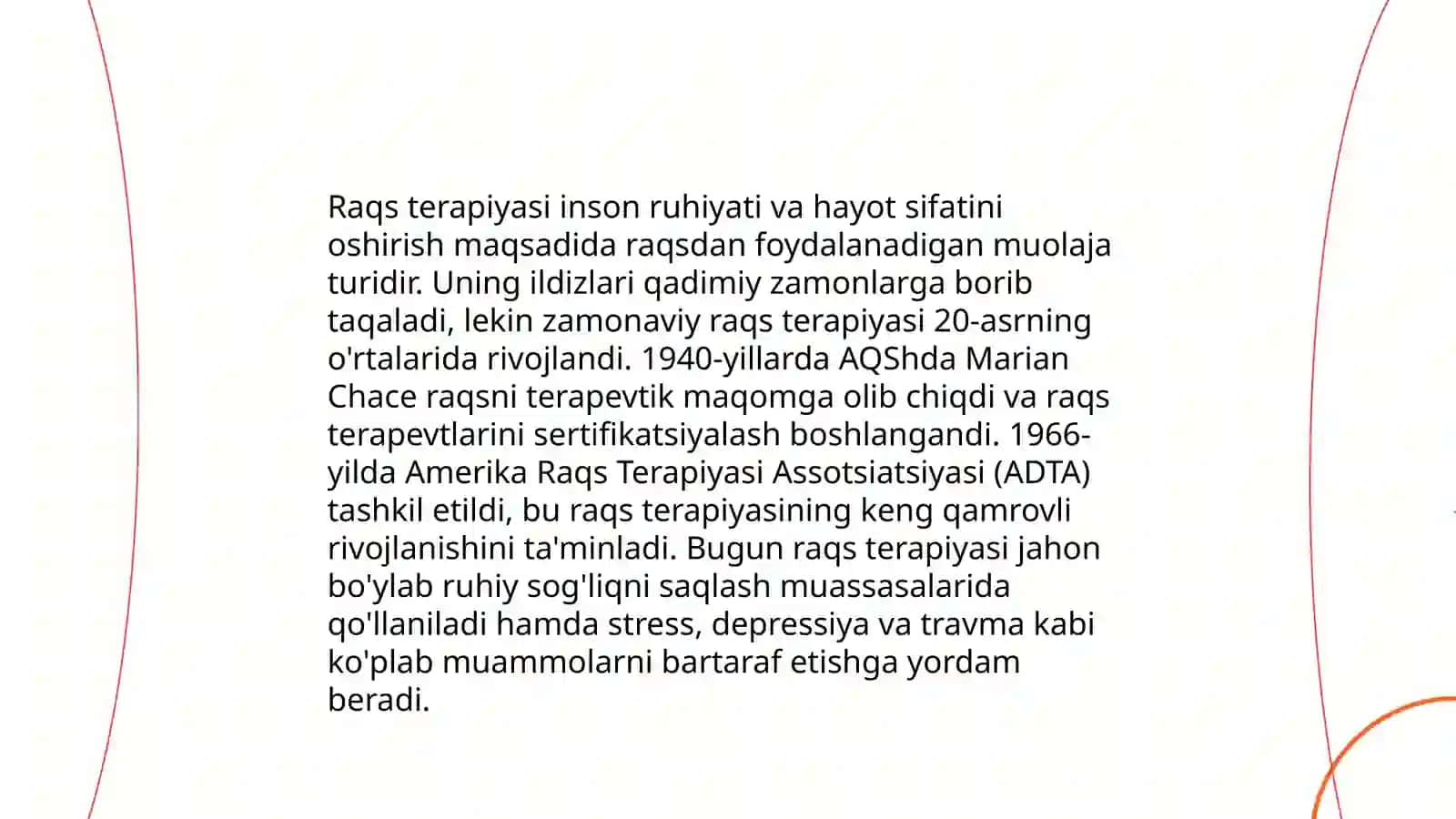 Psixalogiyada Raqs terapiya haqida 3