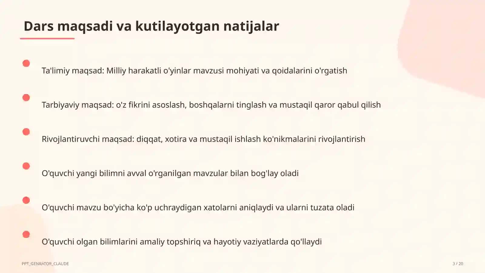 Milliy harakatli o'yinlar (4-sinf) 3
