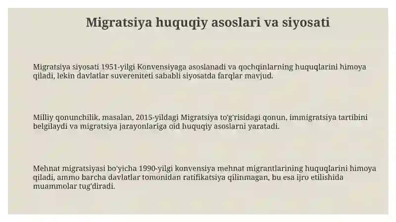 Migrantlar bilan ijtimoiy ishning huquqiy asoslari 3