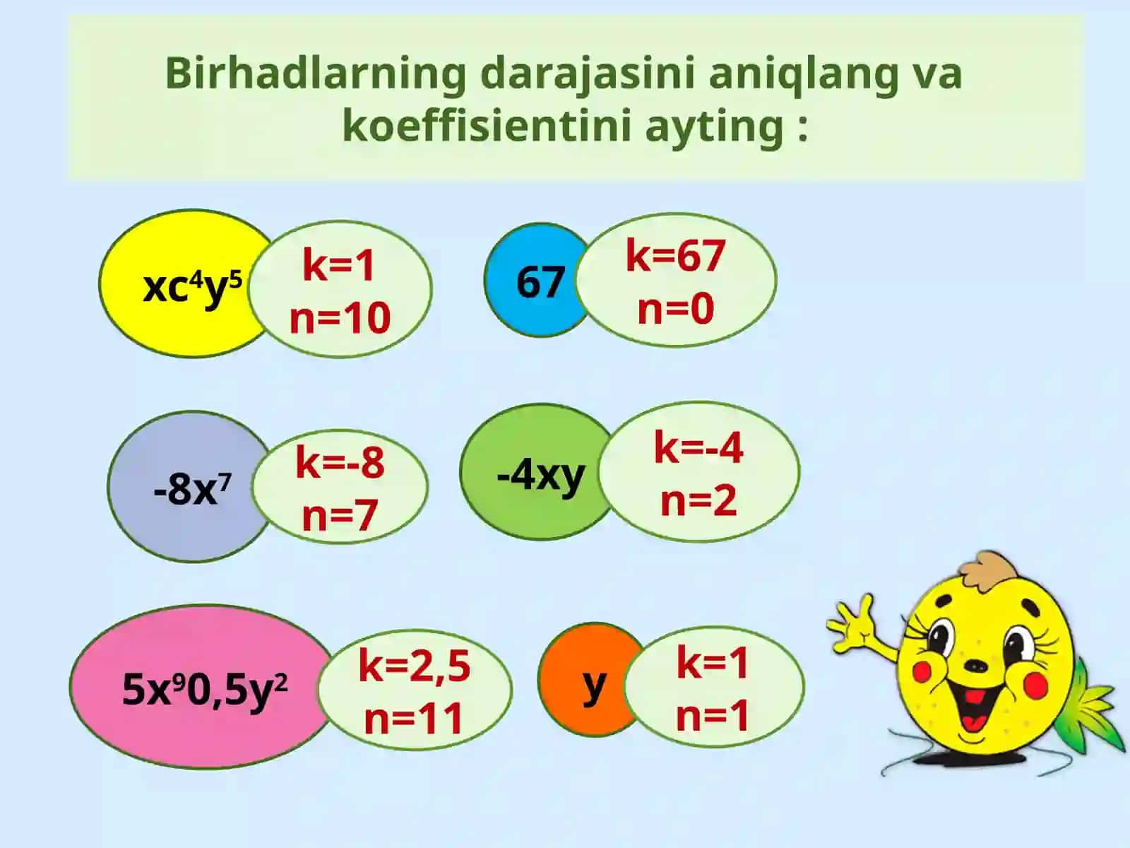 Birhadlarni ko’paytirish 3