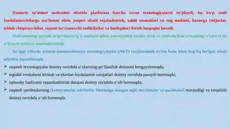 Raqamli iqtisodiyotda bulutli hisoblash, katta ma'lumotlar va buyumlar interneti texnologiyalari 3