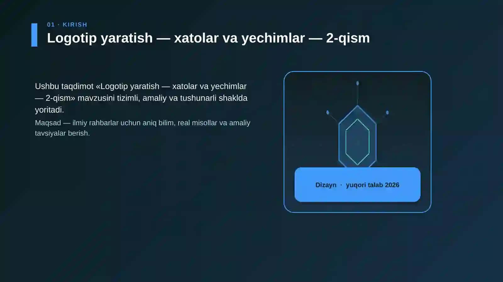 Logotip yaratish — xatolar va yechimlar — 2-qism 3
