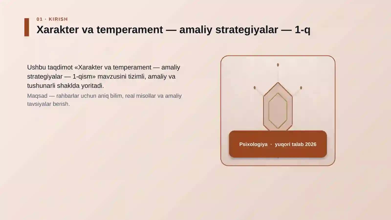 Xarakter va temperament — amaliy strategiyalar — 1-qism 3