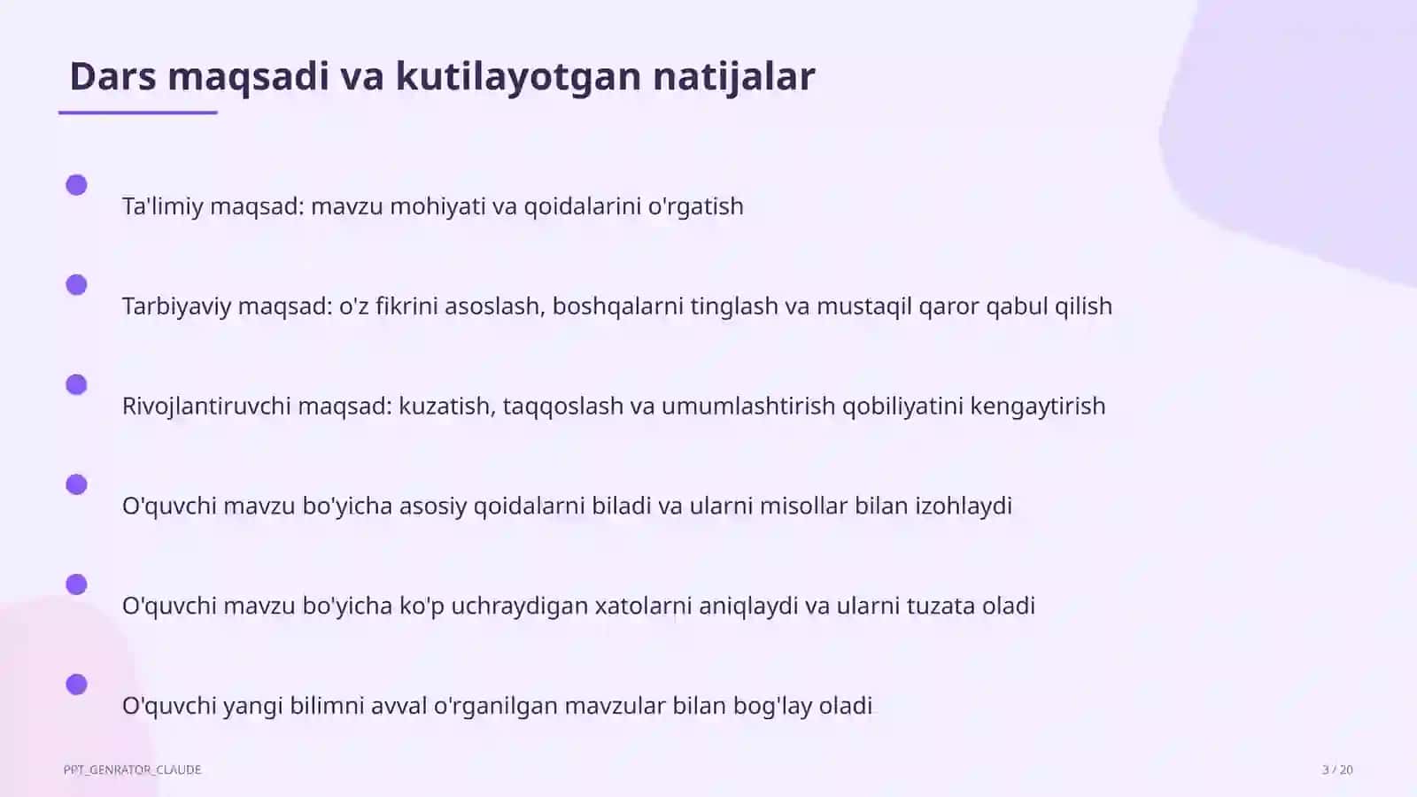 Geometriya (7–11) — metodik birlashma uchun 3