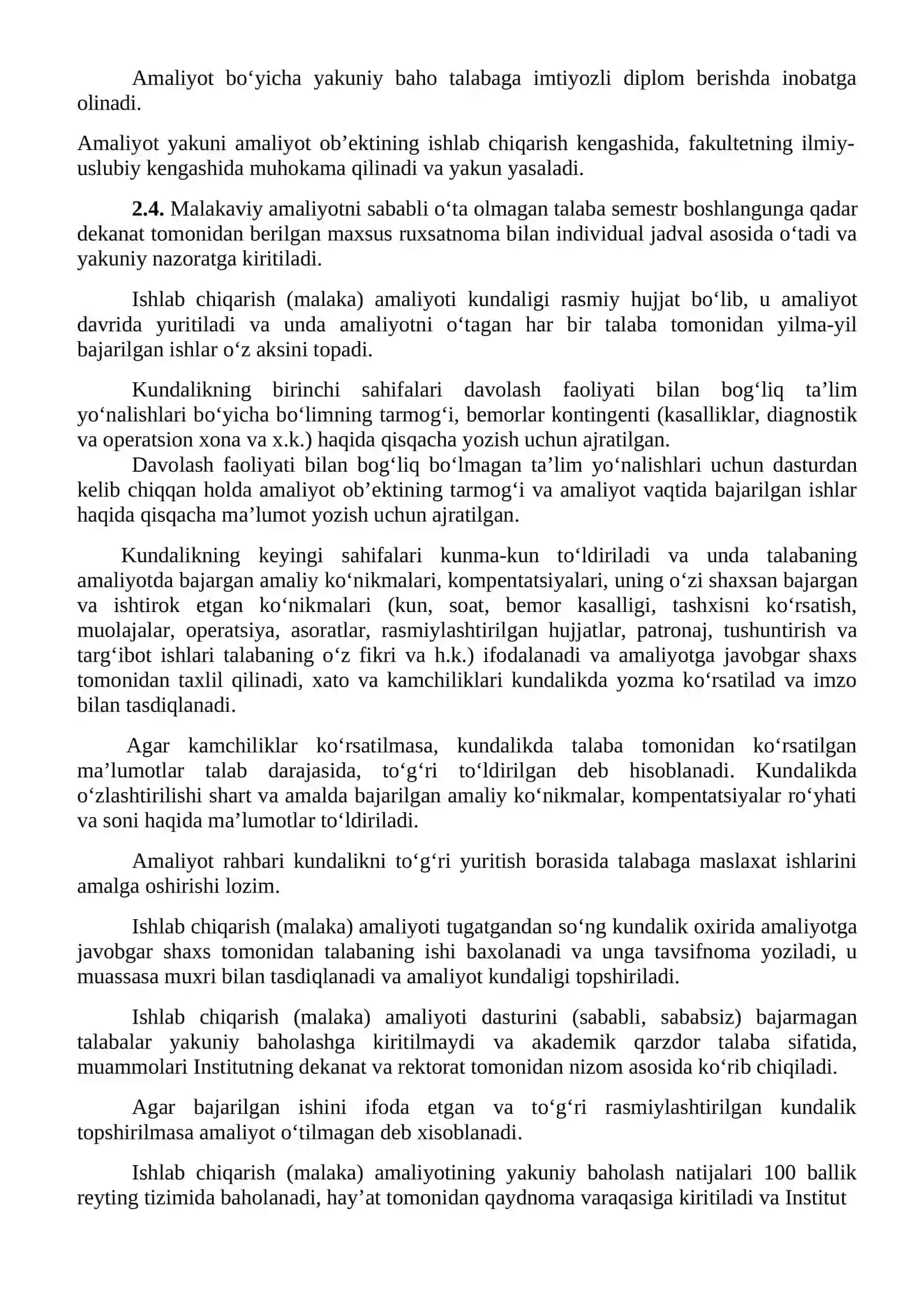 MEDLINE amaliyot kundaligi 3