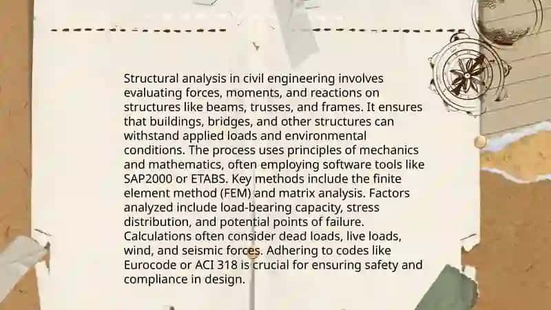 Structural analysis of civil engineering projects 3