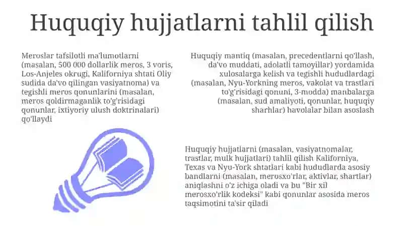 Irsiyat qonunlari asosida Keys study topshiriqlar yaratish va bajarish 3