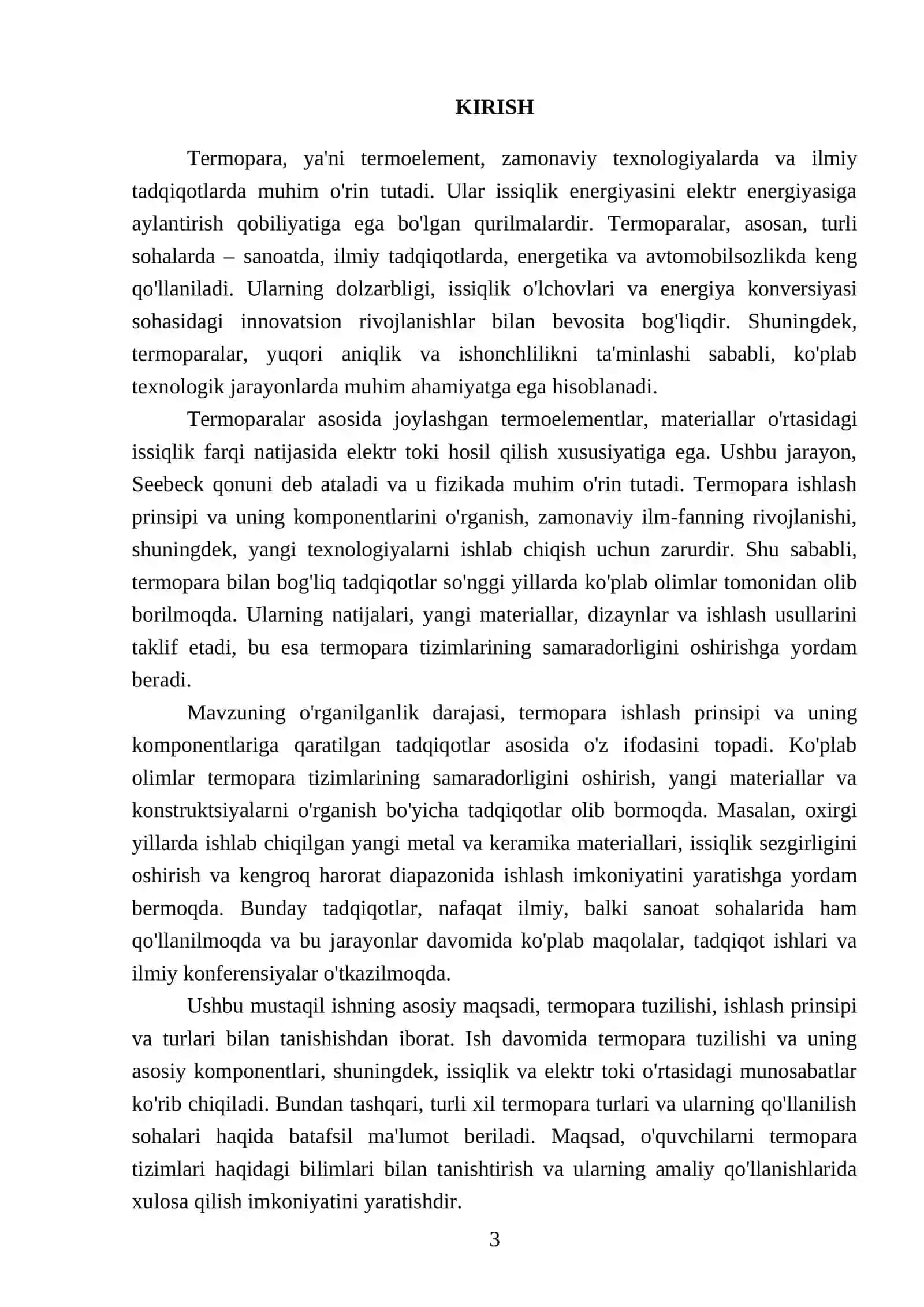 Termopara ishlash prinsipi va qismlari 3
