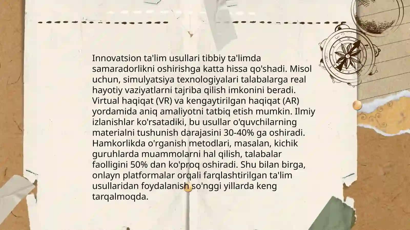 Innovatsion ta'lim usullari tibbiy ta'limda samaradorlikni oshirish 3