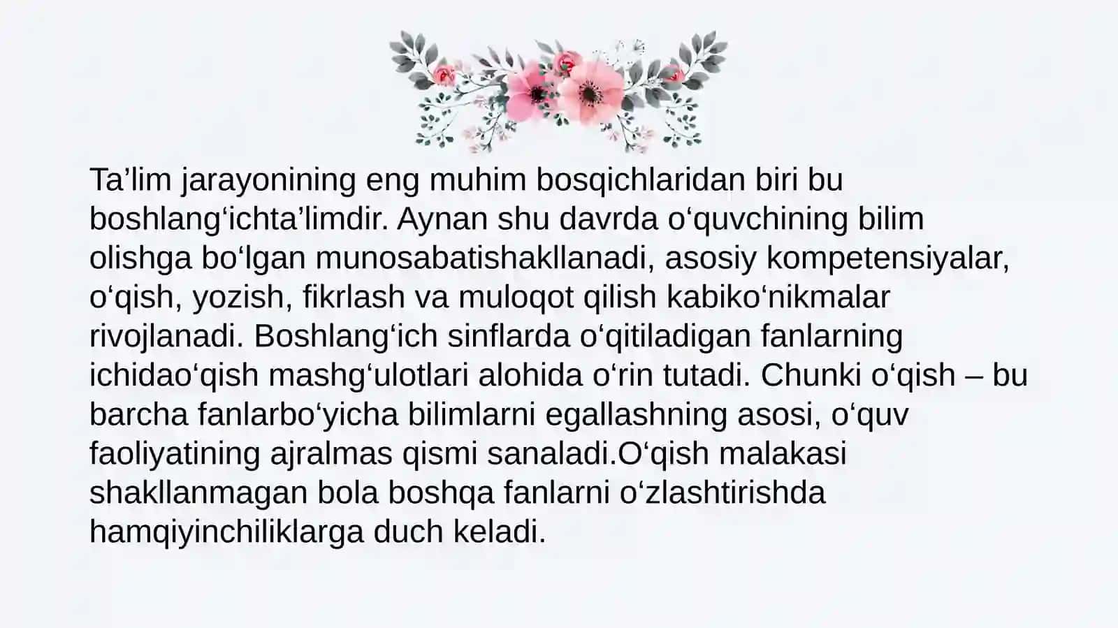 ovozli o'qishning afzalliklari 3