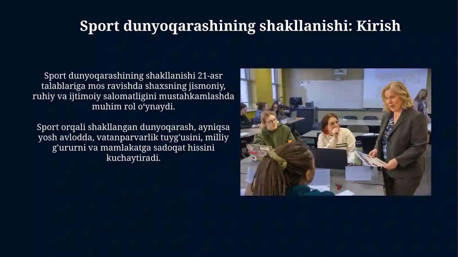 Sport Dunyoqarashini Shakillantirish Ijtimoiy Siyosiy va Axloqiy Tarbiya 3