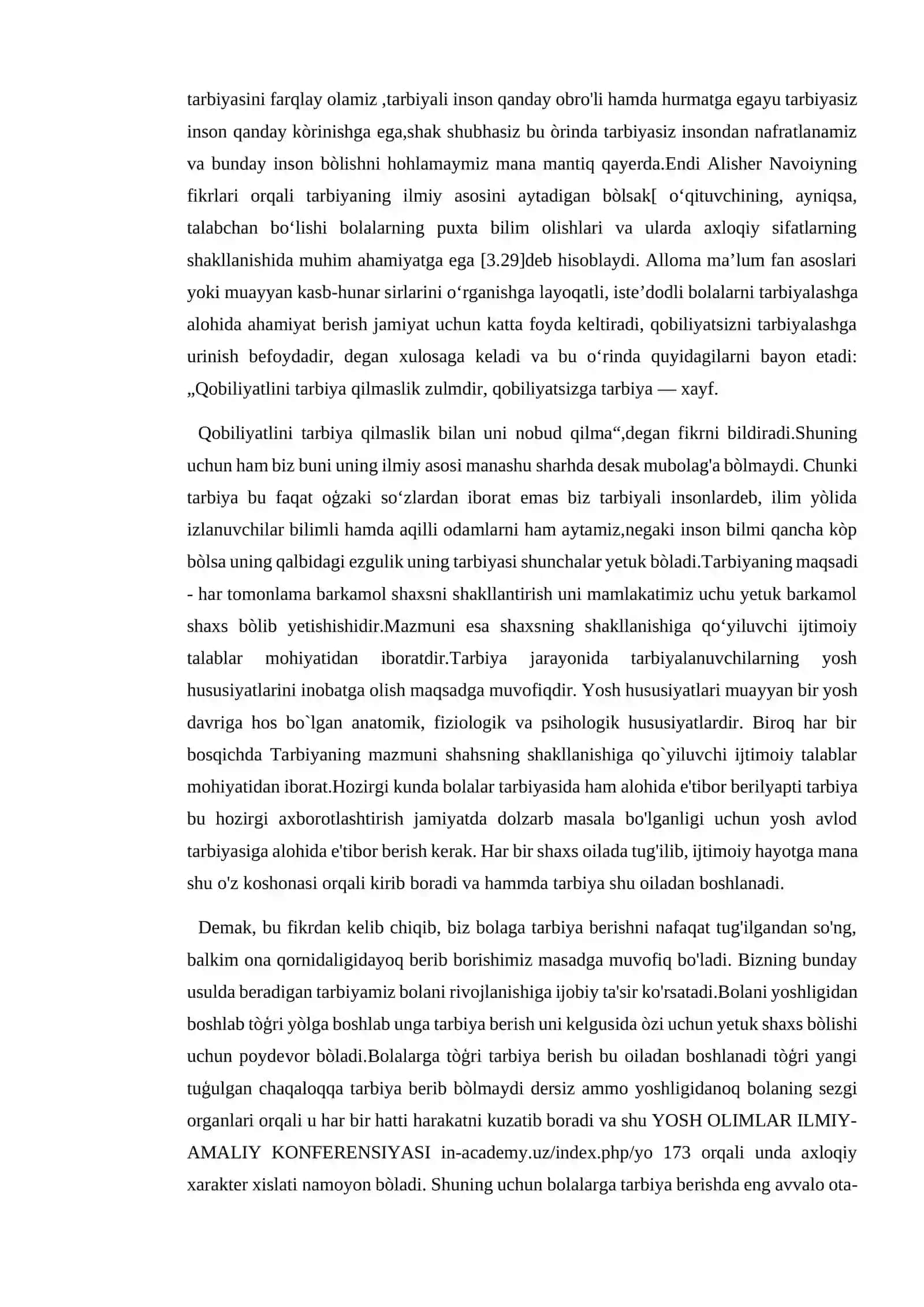 Krish: Tarbiya va uning tarixiy ilmiy asoslari 3