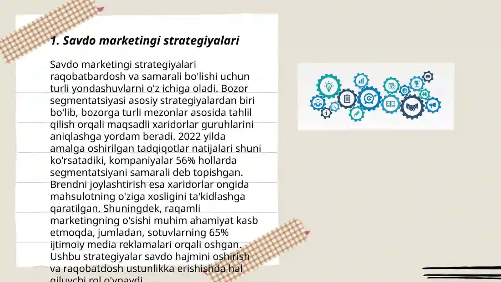 Savdo va xizmat ko’rsatish soxasi marketingi 3