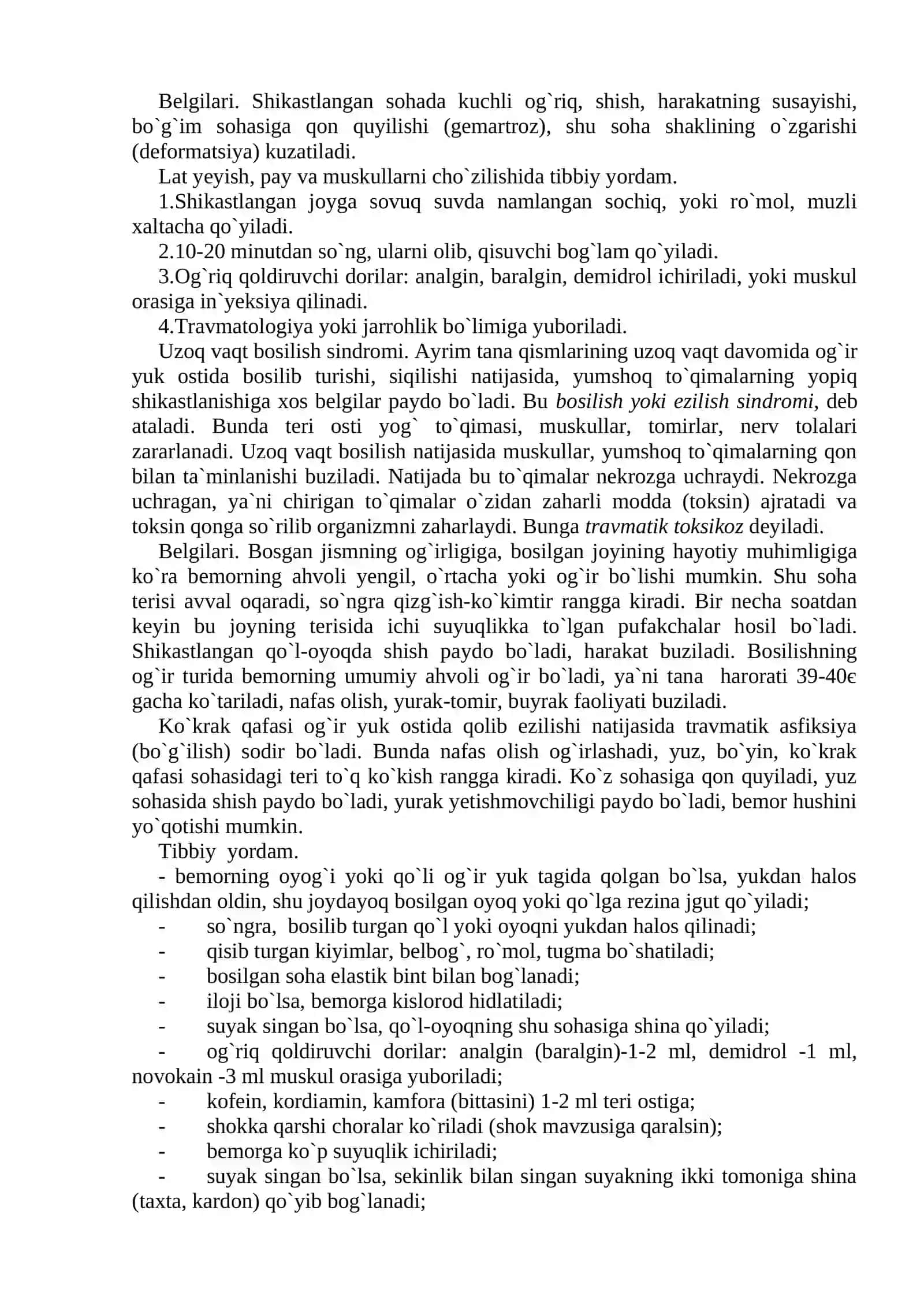 Antiseptika. Aseptika. Shikastlanish, jarohatlanish 3