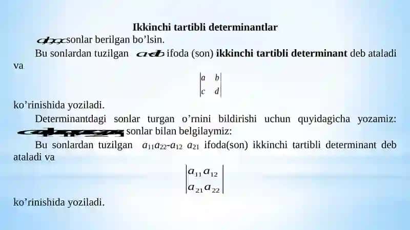 Oliy matematika 3
