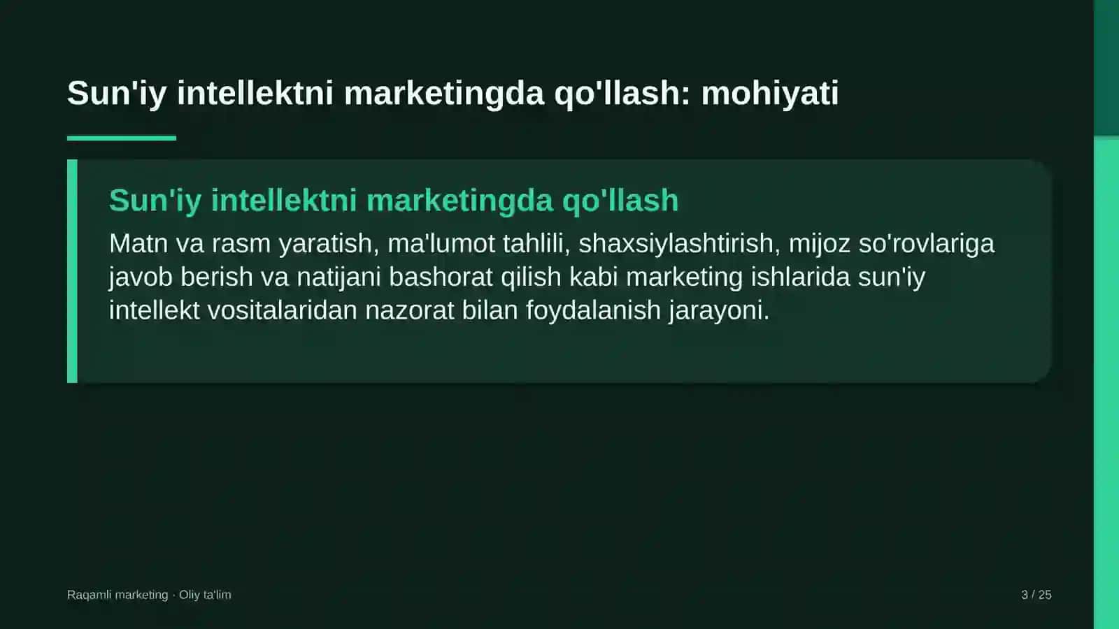 mehribonlik uylarida sun'iy intellekt vositalarini marketingda qo'llash 5709 3
